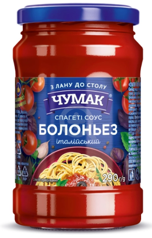 Соус Чумак Болоньез 290 г с/б